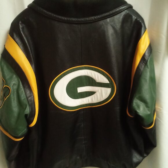 Green Bay Packer NFL leather jacket, XL - Picture 5 of 5